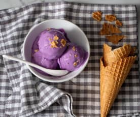 Ube ice cream