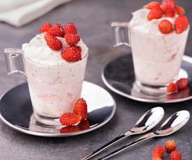 Mousse alle fragoline di bosco