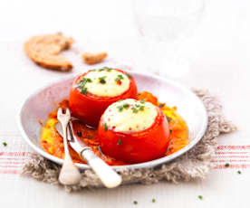 Tomates soufflées à la ricotta