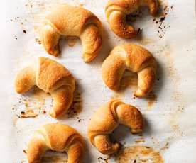 Croissants à l'orange végane