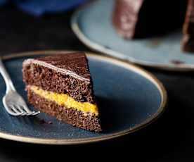 Tarta Sacher saludable