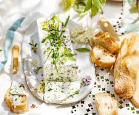 Terrine de fromage frais aux herbes