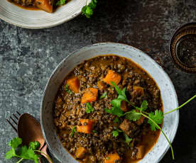 Dal à la courge