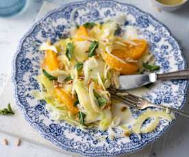 Salada de funcho com laranja e pinhão - TM5