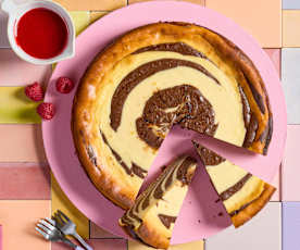 Zebra-Käsekuchen