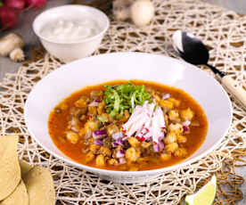 Pozole de setas