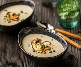 Velouté de champignons des bois