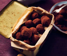 Maronen-Schoko-Trüffel mit Amaretti