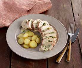 Chicken Roulade with Prosciutto and Cheese