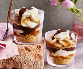 Banoffee-Schoko-Dessert