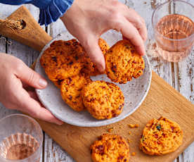 Cookies au chorizo et aux tomates séchées