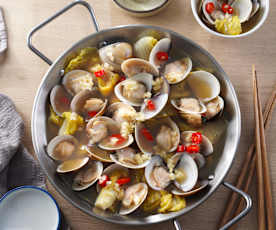 蒜香蛤蜊卜卜鍋