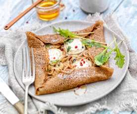 Galette oignon-chèvre