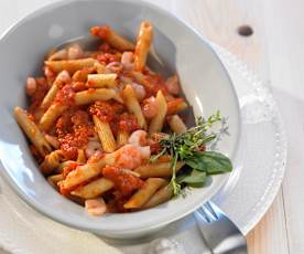 Krabben-Tomaten-Sauce