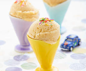 Helado de vainilla
