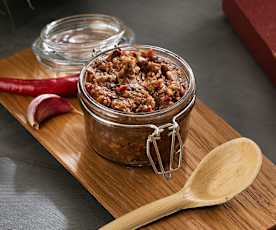 Pasta de chiles tailandesa (Nam prik pao)