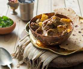 Coconut lamb curry