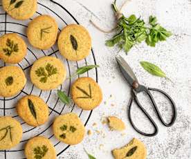 Biscuits aux herbes et au parmesan