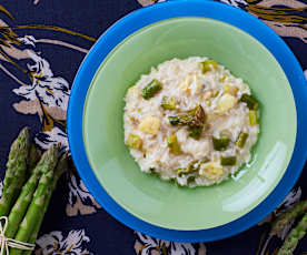 Risotto brie e asparagi