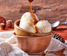 Maple Ice Cream with Almond Milk