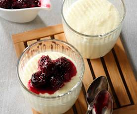 Budino di semolino con panna