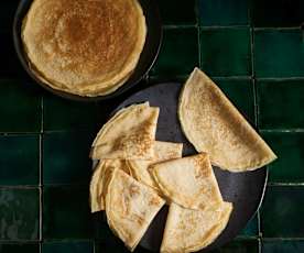 Massa de panquecas ou crepes