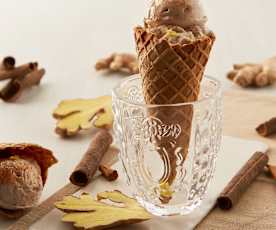 Gelato zenzero e cannella