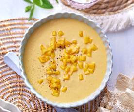 Curry-Mango-Sauce zum Grillen (vegan)