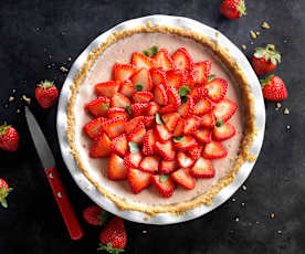 Strawberry Chiffon Pie