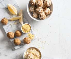 Cytrynowo-kokosowe kulki jaglane