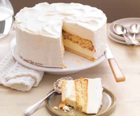 Gâteau crémeux à la vanille