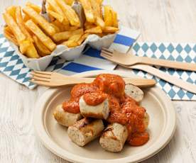 Currywurst (salchichas con salsa agridulce alemana)