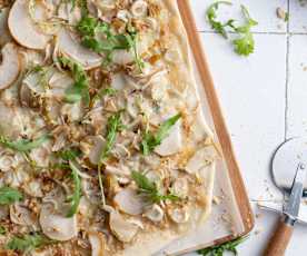 Torta salata pere, noci e Gorgonzola