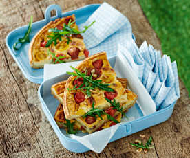 Bunte-Tomaten-Quiche