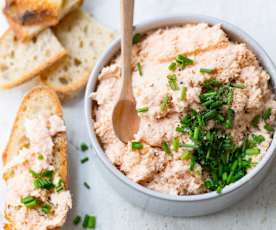 Rillettes aux deux saumons