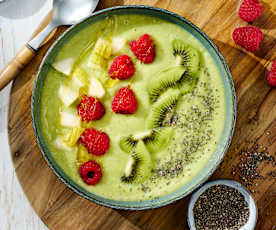 Bowl de abacate e kiwi