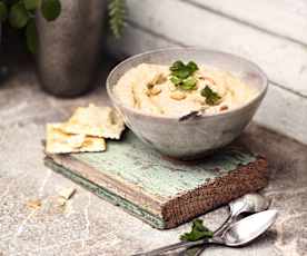 Houmous de haricots blancs et noix de cajou