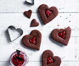 Chocolate spelt biscuits