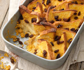 Pudding alla zucca e pan brioche