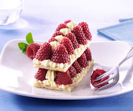 Raspberry Dacquoise