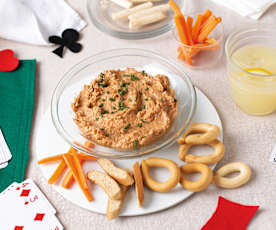 Dip de sardinillas con tomate