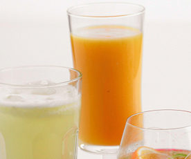 Néctar de manga e laranja