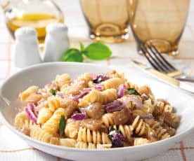 Fusilli e melanzane