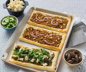 Rustic beef tarts