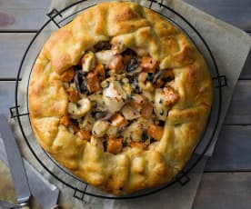 Poulet-Süsskartoffel-Galette