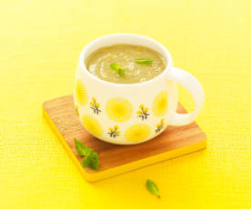 Soupe d'artichaut à la menthe