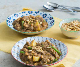 Beef and potato massaman curry