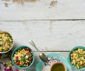 Três saladas para dois