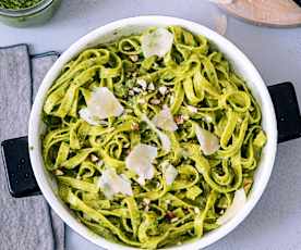 Tagliatelle au pesto d'oseille