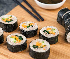 Sushi de vegetais